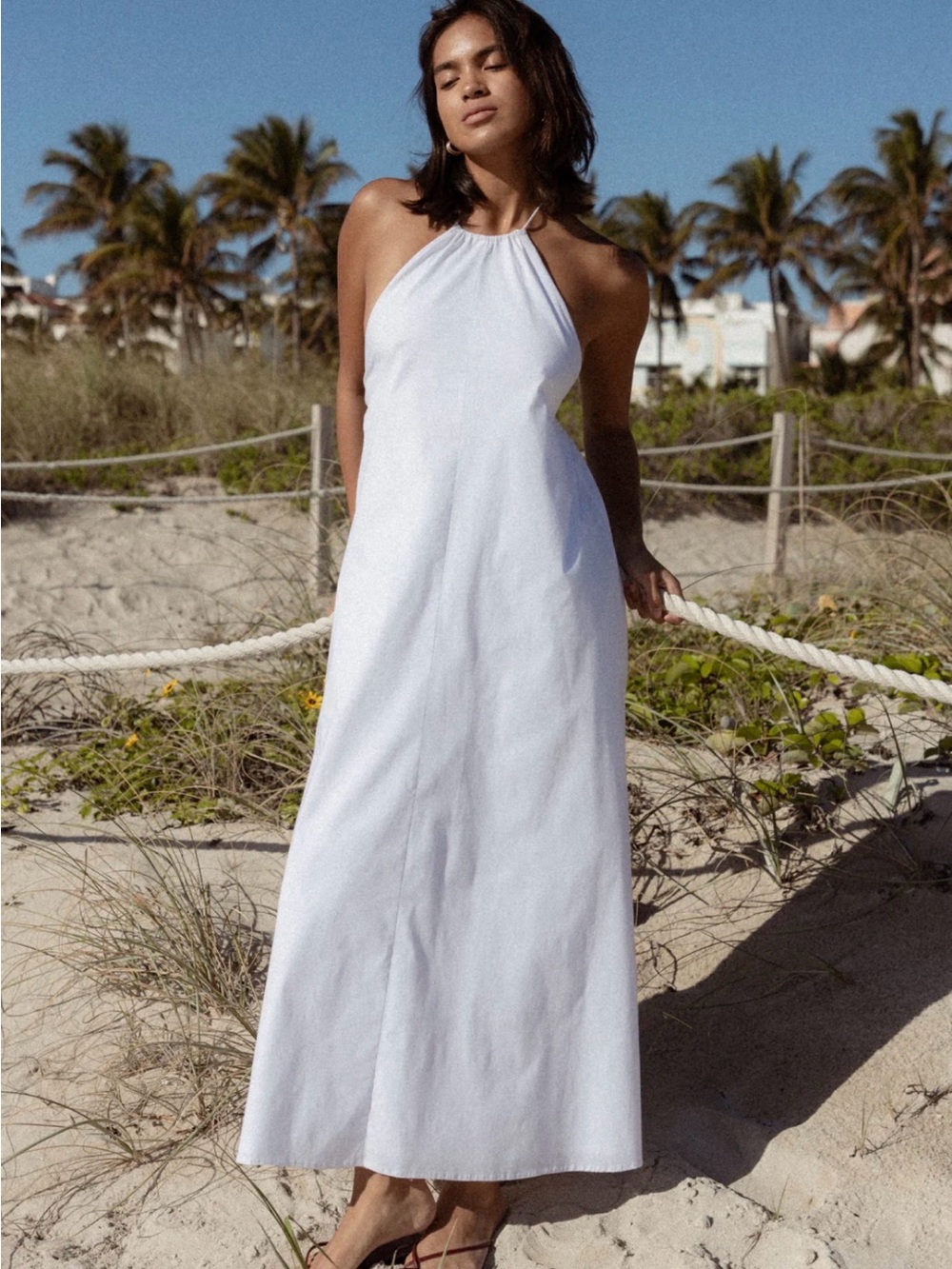 Summer Away - Maxi White Day Dress